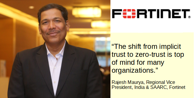 Rajesh Maurya, Regional Vice President, India & SAARC, Fortinet
