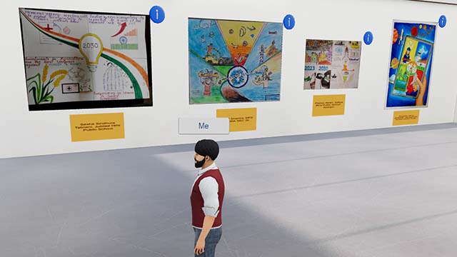 STEM Metaverse-Virtual Art Gallery