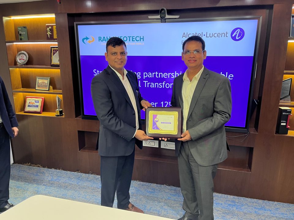 Alcatel-Lucent Enterprise & RAH Infotech Sign Strategic Partnership Image India
